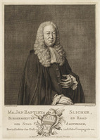 TvB G 1603
<br/>
Portret Jan Baptista Slicher
<br/>
<em>Houbraken, Jacob (1698-1780)</em>